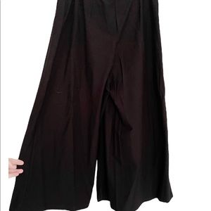 Eileen Fisher Stretch Crepe Wrap Pant M/M Black